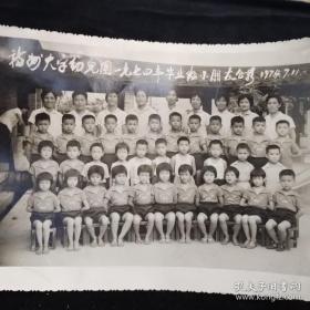 福州大学幼儿园1974年毕业班小朋友合影，1974.7.11（小铺只发顺丰，邮费实收，鸽子勿扰！）