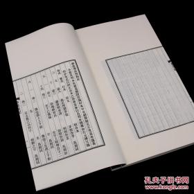 宋沈括《梦溪笔谈》，据《四部丛刊》本影印。一函四册。白宣内页，蓝宣封面，蓝布函套。开本18*29cm。