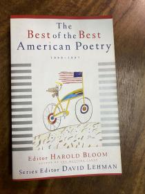 harold bloom, the best of the best american poetry, 1988-1997,