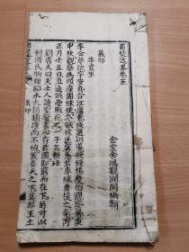 全网首见～～讲太平天国运动和蓝大顺起义的书籍～～金堂余鸿观澜阁编辑《蜀燹述略》原书3册，现存卷5-6 一厚册，喜欢的一定不要错过！