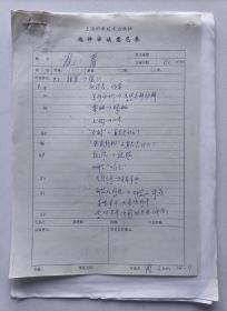 2000年上?？茖W(xué)技術(shù)出版社編輯陸正華填寫《中國名花叢書·畫眉》書稿審讀意見4頁