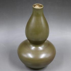 早期收藏——明万历【茶叶沫釉葫芦瓶】 器型周正 釉肥厚莹润饱满 造型古朴典雅 非常精致 品相好