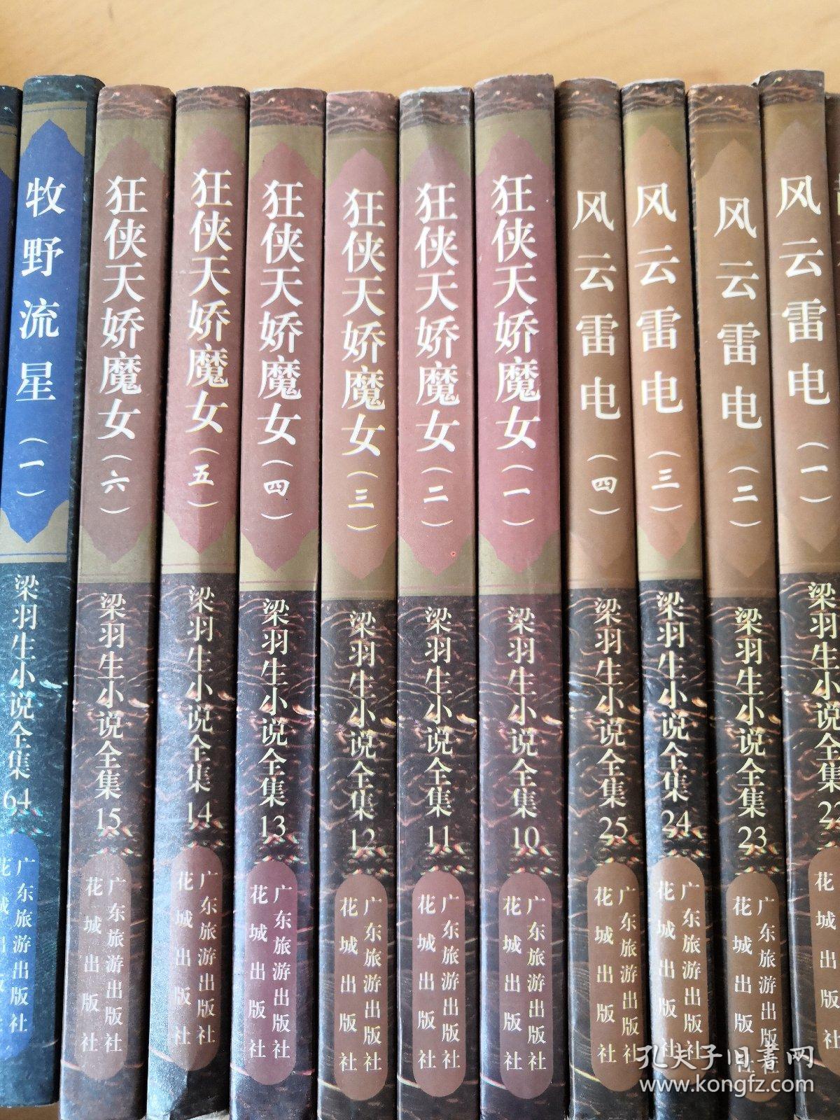梁羽生小说排行