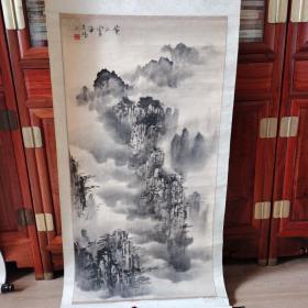 李旻鸿山水画 110X55cm