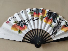 山东美协会员老师扇子，纯手绘，不是印刷品