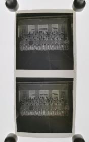 120老照片底片两连张，晋东南农业机械公司合影