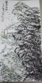 江苏南京画家，朱道平山水画