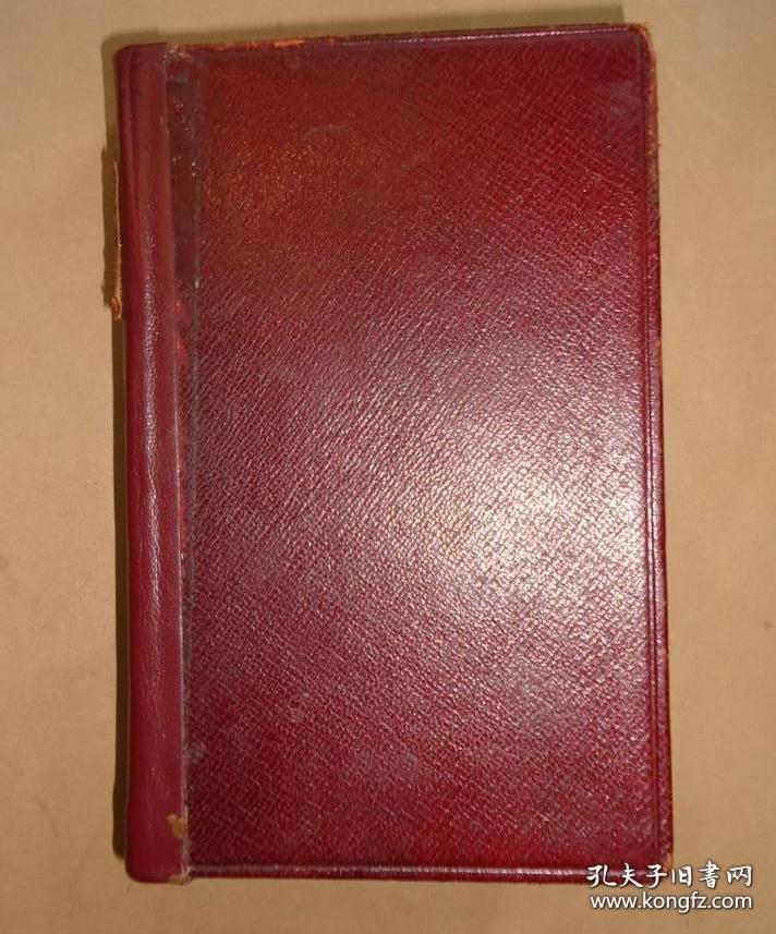 1900年英文原版，世界名著莱文格罗，全摩洛哥羊皮精装，豪华古董书，精美绘图版。开本大小：16 * 11 * 3.4 厘米 。酒红色摩洛哥羊皮精装；书脊为后世羊皮重装；上金口；原藏家新配补精美插图数张。