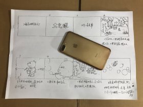 动画片《大气球》画面分镜头台本，美术电影、美术片、动画片、电影、影片、文献资料，非手稿！