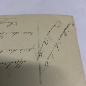 清末 民国 信札 信函 手写 书信 实寄信函，明信片式彩色照片【1889～1945年】【 有邮票 加盖印章 珍贵 稀少】 反面是手写内容及手稿、签名等，质量非常好。彩色照片实寄编号A459