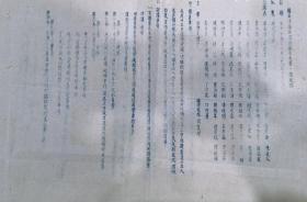 国立江苏医学院，职员大会，职员会章程（蓝印3页完整），（中医文化藏品）