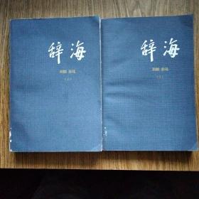 辞海（理科分册），上下全套，1978年一版一印。