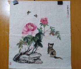 山东省艺术学院孙玉泉教授花鸟作品，孙玉泉，山东省艺术学院教授，中国美协会员，山东画院画师。作品曾多次获省、市乃至全国金奖，1989年山东美术馆举办孙玉泉国画艺术展。1992年作品入编《中国花鸟画集》。1999年又入选全国“第二届全国美展”。2000年作品入编《山东省跨世纪中国画精品集》论文《中国画的审美观》发表于《国画家》。2001年参加了中国美术馆举办的“中国画九人展”，并出版了《孙玉泉画集》。