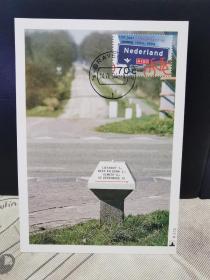 荷兰1994年邮票1全。自行车放置的第一个目标，百年纪念。专题集邮。明信片。极限片。