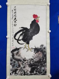 著名画家  北京画院老画师，周脉海 国画 一幅（原装原裱）（精品）尺寸97————50厘米（保真）