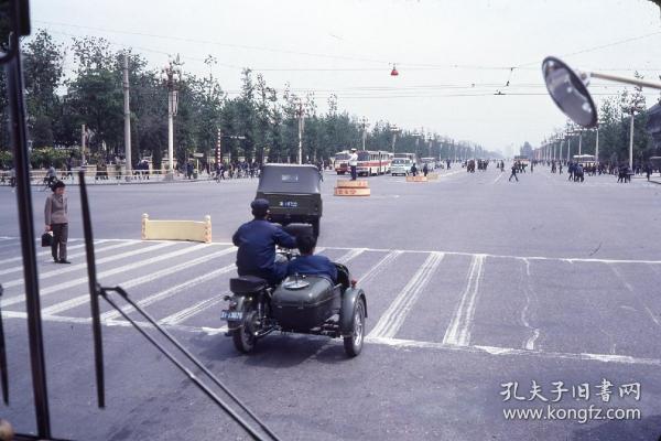 1979年老照片底片反转片，北京街景