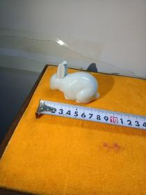 早期德化瓷器（兔子）纯手工制造
