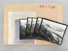 【影像书屋】70年代，四川都江堰，彩色底片1张，黑白老照片5张，TS15
