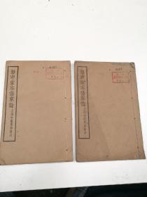 原装品好，影印宋本伤寒论二本，卷一二，卷八九。此书四本一套，存一和四，差二和三