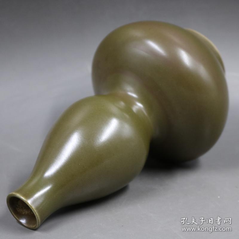 早期收藏——明万历【茶叶沫釉葫芦瓶】 器型周正 釉肥厚莹润饱满 造型古朴典雅 非常精致 品相好