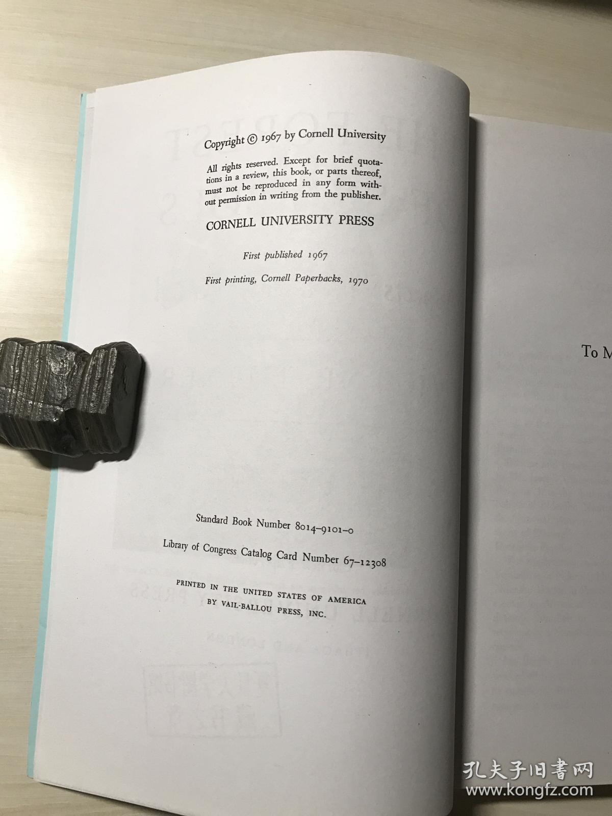 【英文原版】学习参考资料1-6（The Forest of Symbols） 品相自鉴