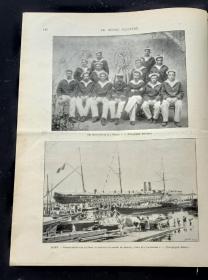 法军运往大清的军队及运输船 1900年9月1日刊   世界画报   编号2266