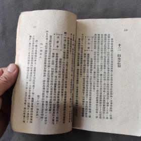 红色教育边区土纸本资料文献 一九四八年八月再版  華北新華書店發行出版 程今吾著 一九四四年九月到一九四六年三月的八路軍抗属子弟學校 延安一學校 202页 一厚册全（前封面残）