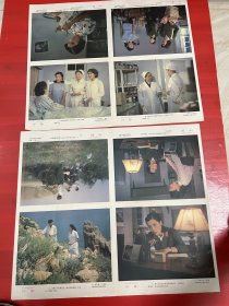 （电影海报）小岛（二开剧照一套）于1985年上映，八一电影制片厂摄制。品相以图为准。