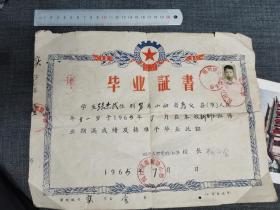 1965年 四川成都实验小学毕业证书
