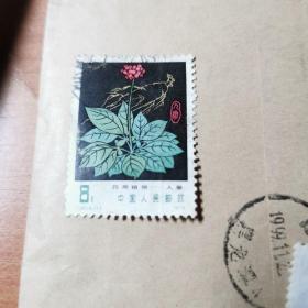 邮票—《药用植物—人参，8分》1978年