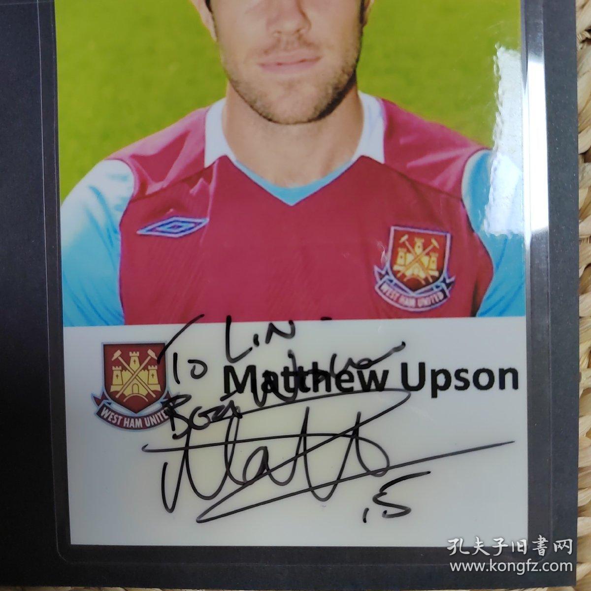 球星亲笔签名照片