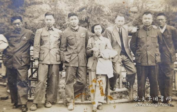 民国政要人员合影留念照片