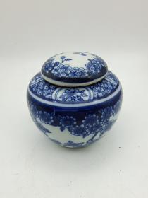 早期收藏——清中期【青花蛐蛐罐】器型周正 釉色秀美 画工精美 品相俱佳 漂亮呈现好