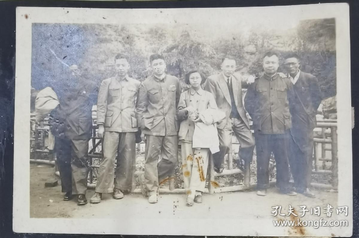 民国政要人员合影留念照片