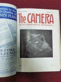 1926年  the camera  外国摄影画册杂志合订本一册 第十六开 6册