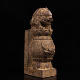 珍藏乡下收青石雕刻吸水兽辟邪石雕
重4公斤   高26厘米  宽11.5厘米