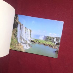 CATARATAS DO IGUACU FOZ DO IGUACU -BRASIL，巴西风光照片卡片，8张，年代不详