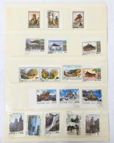 外国邮票：朝鲜邮票信销一组18枚