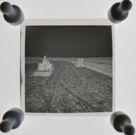 1979年老照片底片，120底片，耕地