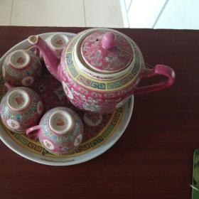 万寿无疆茶壶茶罐茶盘茶碗