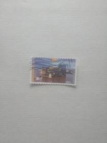 旧外国的邮票 水上冰冠图案