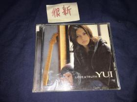 YUI LOVE&TRUTH CD+DVD 日版 拆