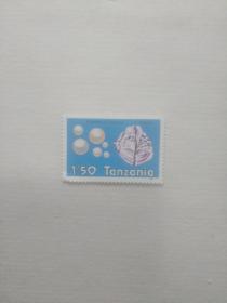 老版外国邮票 珍珠图案