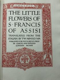 罕见珍稀本：The Little Flowers of Saint Francis of Assisi