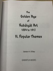 藏家必备参考书：The golden age of Rubaiyat art 1884-1913  II Popular themes