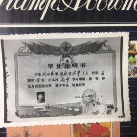 毕业证照片1975年