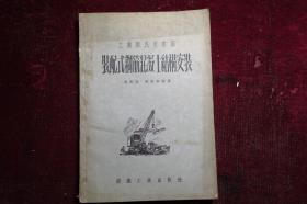 1955年一版一印，《工业与民用建筑装配式钢筋混凝土结构安装》，仅印两千多册