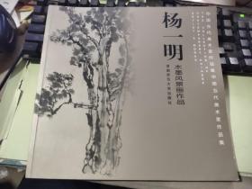 中国当代美术家作品集：杨一明水墨风景画作品【品佳一版一印】