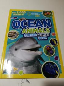 OCEAN ANIMALS STICKER ACTIVITY BOOK 海洋动物贴纸活动书