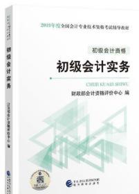 初级会计实务（初级会记资格·2019年度全国会记专业技术资格考试辅导教材）